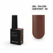 Гель-лак Biblioteka Mono Brown №38 Chestnut Насичений коричневий 10 мл, фото 1