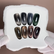 Набір гель-лаків Biblioteka Cat Eye Gel Polish Set Night Rays №01-08 10мл, фото 2