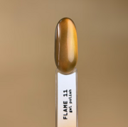 Гель-лак Biblioteka Cat Eye Rays №11 Flame Мідно-помаранчевий 10 мл, фото 5