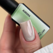 Гель-лак Biblioteka Cat Eye Rays №12 Aurora Зелено-перламутровий 10 мл, фото 4