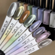 Гель-лак Biblioteka Cat Eye Rays №14 Comet Холодний лавандово-синій 10 мл, фото 2