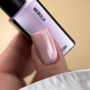 Гель-лак Biblioteka Cat Eye Rays №15 Nebula Бузково-рожевий 10 мл, фото 5