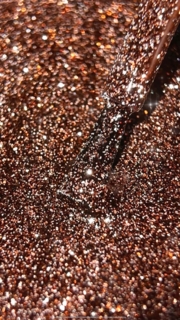 Гель-лак светоотражающий Biblioteka Flash Spark Inside №06 Bronze Темно-коричневый блеск 10 мл, фото 4