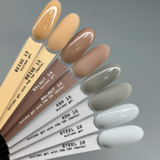 Гель моделирующий Biblioteka Builder Gel №16 Steel Сталь 30 мл, фото 4