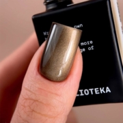  Гель-лак Biblioteka Cat Eye Night Rays №05 Amber Ray Теплий золотистий 10 мл, фото 4