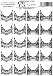 Слайдер для нігтів VS Nails CU №045 без зайвої плівки, фото 1