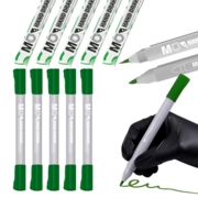 Маркер-ручка MO FJ-160-5 трудностирающий 0.5 мм + 1.0 мм зеленый, фото 1