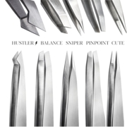 Пінцет професійний для брів Oh Ochi Pinpoint скошений , фото 2