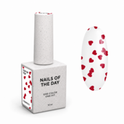 Top Nails Of The Day Kupidon top №02 бордовые сердца 10 мл, фото 1