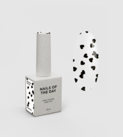 Top Nails Of The Day Kupidon top №03 черные сердца 10 мл, фото 1