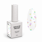 Top Nails Of The Day Kupidon top №04 голографические сердца 10 мл, фото 1