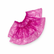 Бахіли  2,6 г з поліетилену (100 шт./упак.) рожеві, фото 1