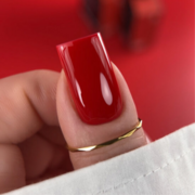 Гель-лак Biblioteka Red Spectrum №42 Ruby Глубокий классический красный 10 мл, фото 2