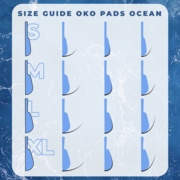 Набір валиків для ламінування вій OKO Lash&amp;Brow Lifting Pads Ocean 4 пари (S M L XL), фото 2