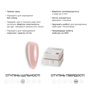 Гель моделирующий Gemely Fast Builder gel №004 15 мл, фото 2