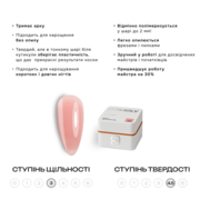 Гель моделирующий Gemely Fast Builder gel №020 15 мл, фото 2