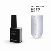  Гель-лак Biblioteka Cat Eye Set Drops № 17 Ice  Холодний білий 10 мл, фото 1