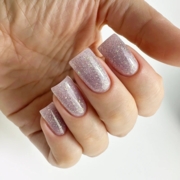 Гель моделюючий PNB Strong Iron Gel №029 Silver Galaxy 17 мл, фото 3