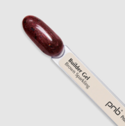 Гель моделирующий PNB Builder Gel Last Chance Brown Sparkling 15 мл, фото 2