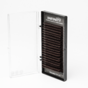 Вії Infinity темний шоколад 20 ліній C 0.085 10 мм, фото 1