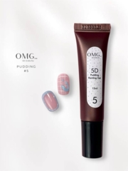 Гель для об'ємних дизайнів OMG..My Darling 5D Pudding №5 Blue 15 мл, фото 1