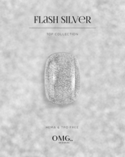 Топ без липкого шару OMG..My Darling Flash Silver 10 мл, фото 2