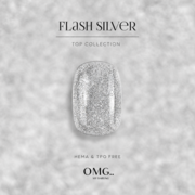 Топ без липкого шару OMG..My Darling Flash Silver 10 мл, фото 4
