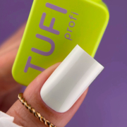 Гель-лак TUFI profi PANTONE №13 Cloud Dancer молочно сірий 10 мл, фото 5