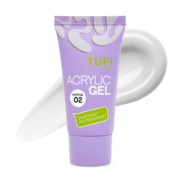 Акригель для нарощування нігтів TUFI profi №02 Crystal 30 г , фото 1