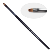 Пензлик для гелю PNB 6G Gel Brush oval 4-s овальний 8 мм , фото 1