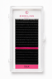 Вії Emmiliss Pink чорні 21 лінія Mix L2 0.07 7-13 мм, фото 4