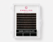 Вії Emmiliss темний шоколад 10 ліній M 0.07 10 мм, фото 1