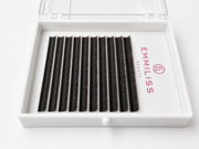 Вії Emmiliss темний шоколад 10 ліній M 0.07 10 мм, фото 2