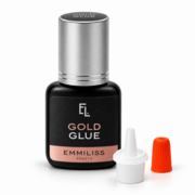 Клей для наращивания ресниц Emmiliss Gold 0.5 с 10 мл черный, фото 2