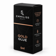 Клей для наращивания ресниц Emmiliss Gold 0.5 с 5 мл черный, фото 4