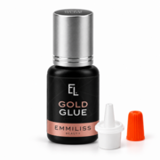 Клей для наращивания ресниц Emmiliss Gold 0.5 с 5 мл черный, фото 2