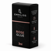 Клей для наращивания ресниц Emmiliss Rose 0.5-1 с 3 мл черный, фото 1