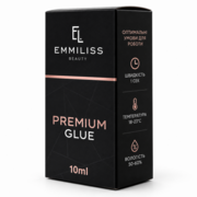 Клей для наращивания ресниц Emmiliss Premium 1 c 10 мл черный, фото 1