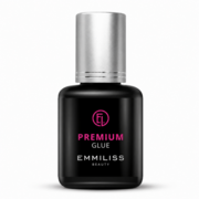 Клей для нарощування вій Emmiliss Premium 1 с 5 мл чорний, фото 1