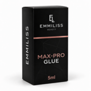 Клей для нарощування вій Emmiliss Max-Pro миттєве зчеплення 5 мл чорний, фото 4