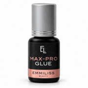 Клей для нарощування вій Emmiliss Max-Pro миттєве зчеплення 5 мл чорний, фото 2