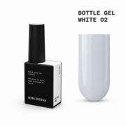 Гель моделюючий Biblioteka Bottle Gel № 02 White Білий 10 мл, фото 1