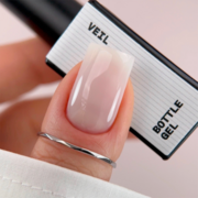 Гель моделюючий Biblioteka Bottle Gel № 03 Veil Молочний 10 мл, фото 4