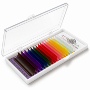 Ресницы Aurora Silk Neon 10 цветов 20 линий D 0.10 12 мм  УЦЕНКА, фото 2