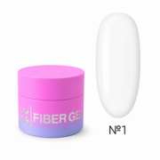 Гель для ремонту тріщин Luna Fiber Gel №1 прозорий 5 мл, фото 1