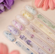 Гель моделюючий Valeri Builder Gel Flower з сухоцвітами №05 15 мл, фото 2