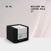 Гель моделюючий Biblioteka Builder Gel Luster №17 Milk  Молочний із шиммером 30 мл, фото 6