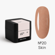 Гель моделюючий Biblioteka Builder Gel Luster №20 Skin  Теплий беж із шиммером 30 мл, фото 1