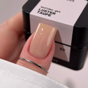Гель моделюючий Biblioteka Builder Gel Luster №22 Taupe  Холодний беж із шиммером 30 мл, фото 6