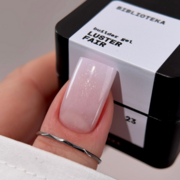 Гель моделюючий Biblioteka Builder Gel Luster №23 Fair  Світлий, чистий із шиммером 30 мл, фото 5